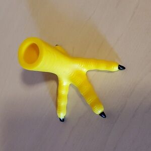 Archie McPhee Yellow Chicken Foot Finger Puppet